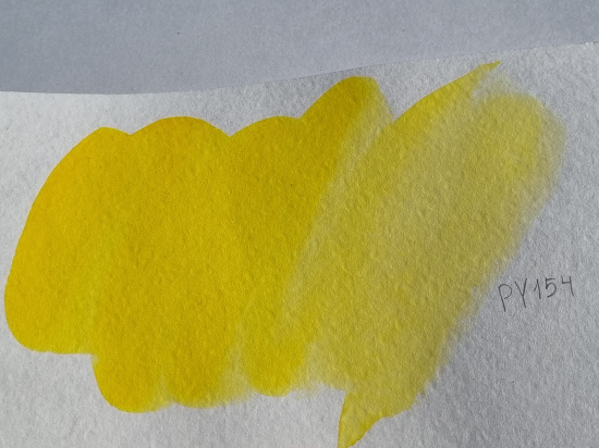 Акварель однопигментная "Extra" в кювете, Бензимидазолон желтый, 2,5мл
