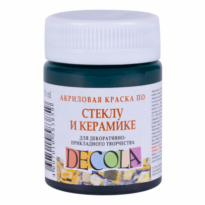 Краска Decola Glass&Ceramic, изкмрудная 50мл (истек или истекает гарантийный срок)