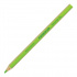 Текстмаркер-карандаш сухой, неон зеленый, грифель 4мм, трехгранный