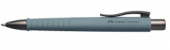 Ручка шариковая автоматическая "Poly Ball Urban XB", синяя, 1,4мм, серый камень корпус sela