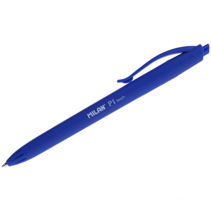 Ручка шариковая автоматическая "P1touch" синяя, 1,0мм, софттач 