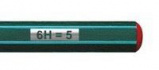 Чернографитовый карандаш "Othello", цвет корпуса зеленый, 6H