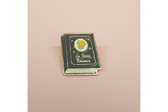 Значок эмалированный, Маленький принц. Книга