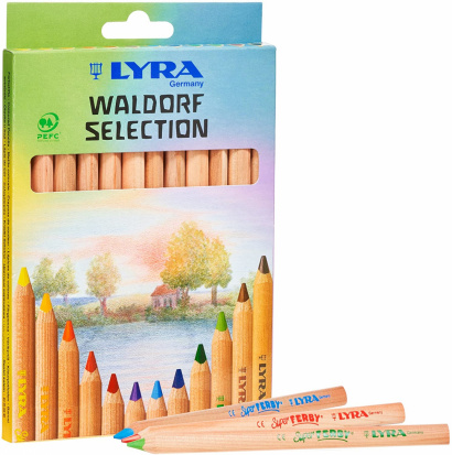 УЦЕНКА LYRA SUPERFERBY NATURE WALDORF selection 12цв цветные карандаши