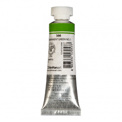Акварельная краска "Pwc" 566 зеленый перманентный №1 15 мл