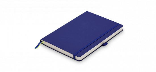 Записная книжка Лами, мягкий переплет, формат А6, синий цвет, 192стр, 90г/м2