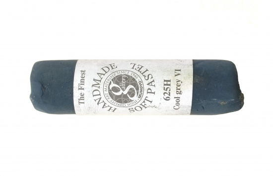 Пастель сухая мягкая круглая ручной работы №625, холодный серый VI