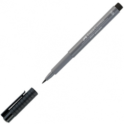 Ручка капиллярная Рitt Pen Soft brush, холодный серый IV