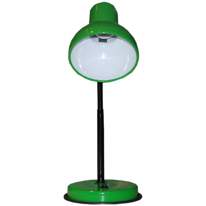 Светильник настольный на подставке "НТ 2077А", гибкая стойка, Е27, зеленый весенний