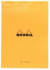 Блокнот с перфорацией «Rhodia 18» формата А4, обложка оранжевая, 90г/м2, 80л