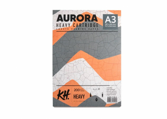 Альбом-склейка плотной бумаги для рисования Aurora А3 20 л 200 г/м², устойчива к истиранию sela25