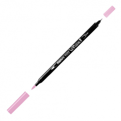 Маркер-кисть двусторонняя "Le Plume II", кисть и ручка 0,5мм, пыльная гвоздика