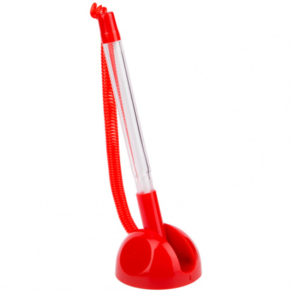 Ручка шариковая настольная "Reception" синяя, 0,7мм, красный корпус