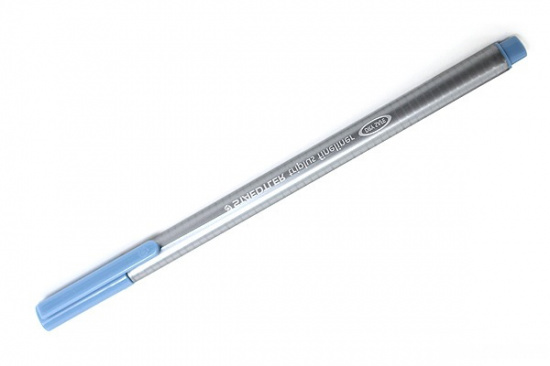 Ручка капиллярная "Triplus", 0.3мм, синий фаянс
