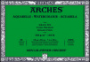 Блок для акварели "Arches" 300г/м2 18x26см 20л Grain fin склейка