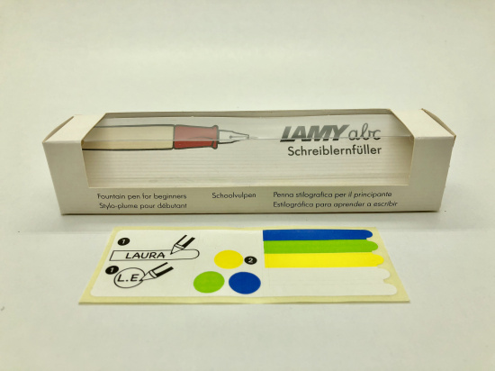 Ручка перьевая Лами 009 "ABC", Синий, LH (д/левшей) sela25