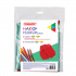 Набор для уроков труда: клеёнка ПВХ зеленая, 69х40 см, нарукавники красные