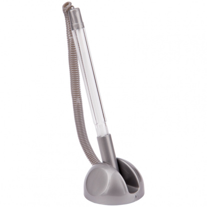 Ручка шариковая настольная "Reception" синяя, 0,7мм, серый корпус Ручка шариковая настольная "Reception" синяя, 0,7мм, серый корпус