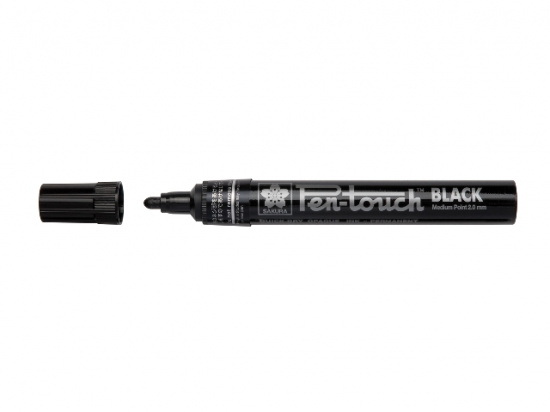 Маркер "Pen-Touch" Черный толстый стержень 2.0мм