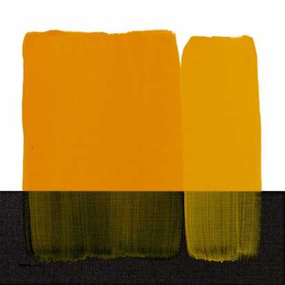 Акриловая краска "Acrilico" желтый прочный средний 200 ml 