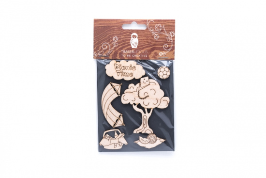 Набор заготовок для декорирования Summer3 фанера 10х14см Набор заготовок для декорирования Summer3 фанера 10х14см