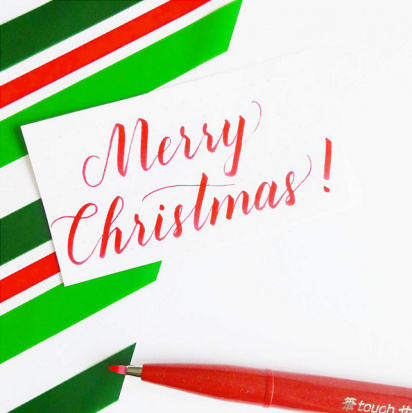 Ручка-кисть "Brush Sign Pen", красная