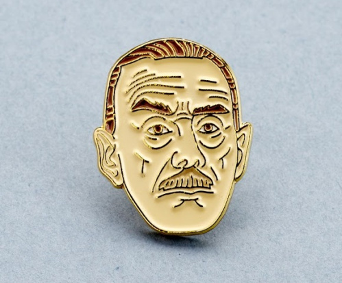 Значок эмалированный, Томас Манн Значок эмалированный, Томас Манн