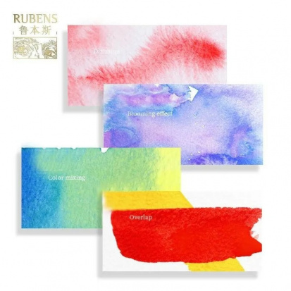 Бумага для акв. Paul Rubens "Зебра", 300 г/м2, 270х390мм, хлопок 100%, гладкая, 10л sela25