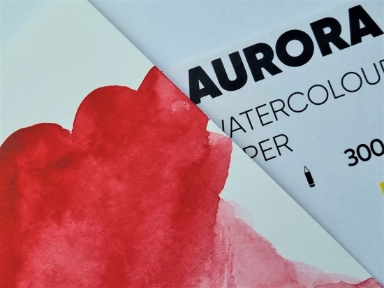 Альбом-склейка для акварели Aurora Hot А4 12 л 300 г/м² 100% целлюлоза