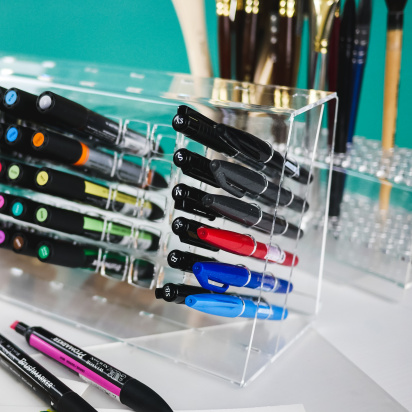 Подставка Wallpen для маркеров,  60 + 12 ячеек