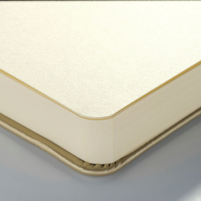 Скетчбук для зарисовок "Art Creation", 140г/м2, 13x21см, 80л, белое золото