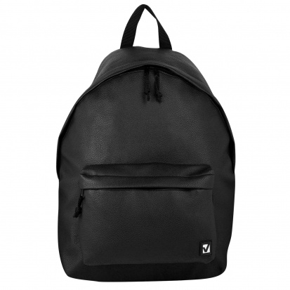 Рюкзак универсальный, сити-формат, черный, кожзам, "Селебрити", 20 литров, 41х32х14 см