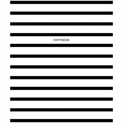 Тетрадь 96л., А5, клетка ArtSpace "Узоры. BW Pattern"