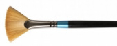 Кисть синтетика "Aquafine" веерная короткая ручка № 6 sela