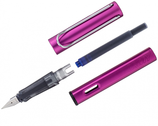 Ручка перьевая 099 "Al-star", Ярко-розовый, M