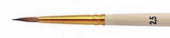 Кисть синтетика круглая, короткая ручка "1310" №2,5 для масла, акрила, гуаши, темперы