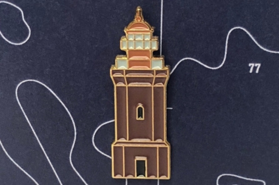 Значок эмалированный Маяк Родшер Значок эмалированный Маяк Родшер