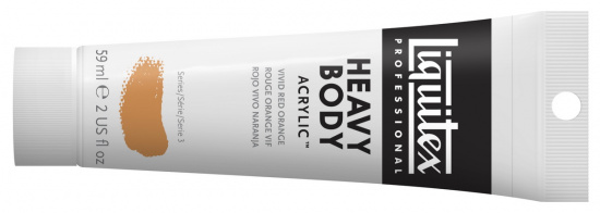 Краска акриловая "Heavy body", туба 59мл, №620 красно-оранжевый 