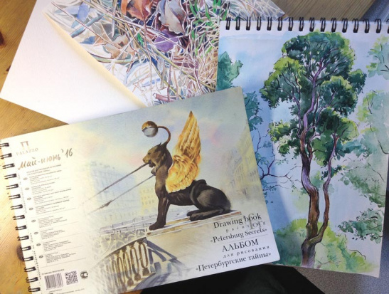 Альбом для графики "Петербургские тайны" 160г/м2 А4 40л