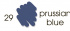 Маркер-кисть "Artists Brush", акварельные чернила на водной основе Prussian Blue №29 sela25