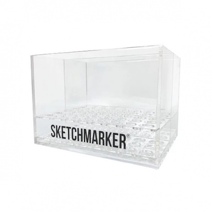 Пенал пластиковый Sketchmarker 48 маркеров