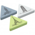 Ластик "Triangle XL", треугольный, термопластичная резина, 55*55*55*9мм sela25