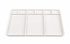 Пластиковая прямоугольная палитра без ручки, 9 ячеек (Размер 34х23 см.)