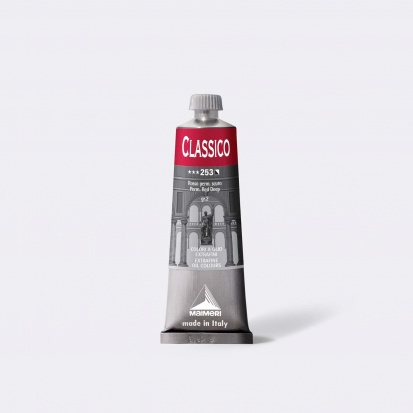 Масляная краска "Classico" красный прочный темный 60 ml