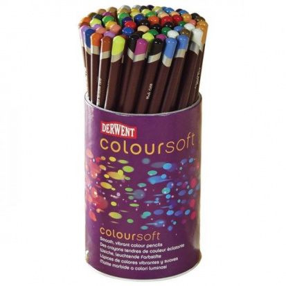 Набор цветных карандашей "Coloursoft" 24 цв. (72шт - по 3шт каждого цвета) в тубусе
