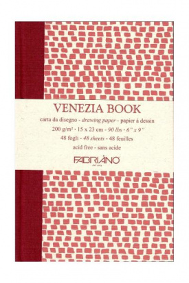 Блокнот для зарисовок "Disegno Artistico" 200г/м2 15*23см мелкозернистая 48л (портрет)