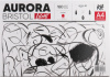 Альбом-склейка для графики Aurora Bristol А4 40 листов, 180 г/м²  гладкий, альбомная ориентация