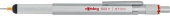 Механический карандаш "Rotring 800" +стилус0.7мм,сереб корпус