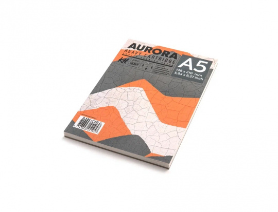 Альбом-склейка плотной бумаги для рисования Aurora А5 20 л 200 г/м², устойчива к истиранию