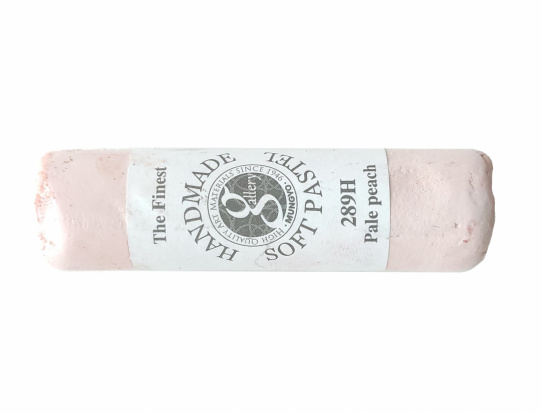 Пастель сухая мягкая круглая ручной работы №289, бледно-персиковый